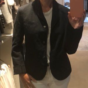 Navy linen blazer